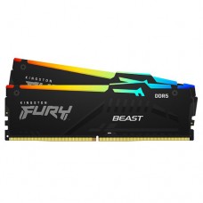 KingSton DDR5 Fury Beast RGB Black-6000 MHz-Dual Channel RAM 64GB